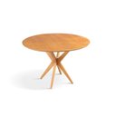 Ver mais imagens de Conjunto de Mesa Redonda 120 cm com 4 Cadeiras Luna Marrom Yescasa