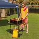 Ver imagem 4 de Gazebo X-flex Oxford com Silvercoating Azul 3m X 3m 3531 Mor