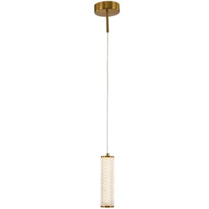 Pendente Flute 7cmx22,7cm 1X7W 3000K 525Lm Led Bella Iluminação