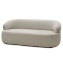 Ver imagem 2 de Sofá 2 Lugares Living Orgânico Sala de Estar 140cm Conka F05 Bouclê Bege - Mpozenato