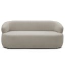 Ver imagem 5 de Sofá 2 Lugares Living Orgânico Sala de Estar 140cm Conka F05 Bouclê Bege - Mpozenato