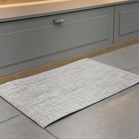 Tapete Passadeira Trellas Noruega Bege Antiderrapante Ideal para Sala Quarto Decorativo Moderno Durá