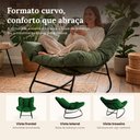 Ver imagem 2 de Cadeira Poltrona de Balanço Nut Chair Acquablock Sala Quarto