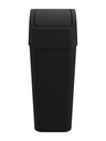 Ver imagem 2 de Lixeira Tampa Basculante 8 Litros Cor:preto