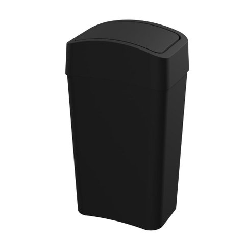 Lixeira Tampa Basculante 8 Litros Cor:preto