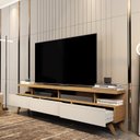 Ver imagem 4 de Rack para Tv até 60 Polegadas 180cm Pés em Madeira Maciça Vivare