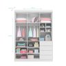 Quarto Infantil Guarda-Roupa 3 Portas e Cômoda 4 Gavetas Pérola Branco - 9