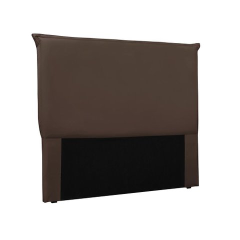 Cabeceira Solteiro 90cm Luna Veludo Marrom - Lucadi Home