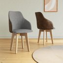 Ver imagem 3 de Cadeira para Sala de Jantar Giratória Anne Yescasa