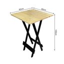 Ver imagem 4 de Mesa Bistro com 2 Banquetas Soberano Bar em Madeira Padrão - Natural/preto