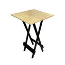 Ver imagem 2 de Mesa Bistro com 2 Banquetas Soberano Bar em Madeira Padrão - Natural/preto