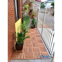 Deck de Madeira Modular 20x20 Cm sem Pintura Neonx:sem Pintura - 4