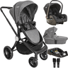 Carrinho de Bebe Moises Bebe Conforto Base Kiddo Sunny Grafite - 1