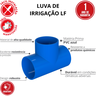 10 Unidades Conexão Tee Irrigação Bitola 50mm Cor Azul Durín - 2