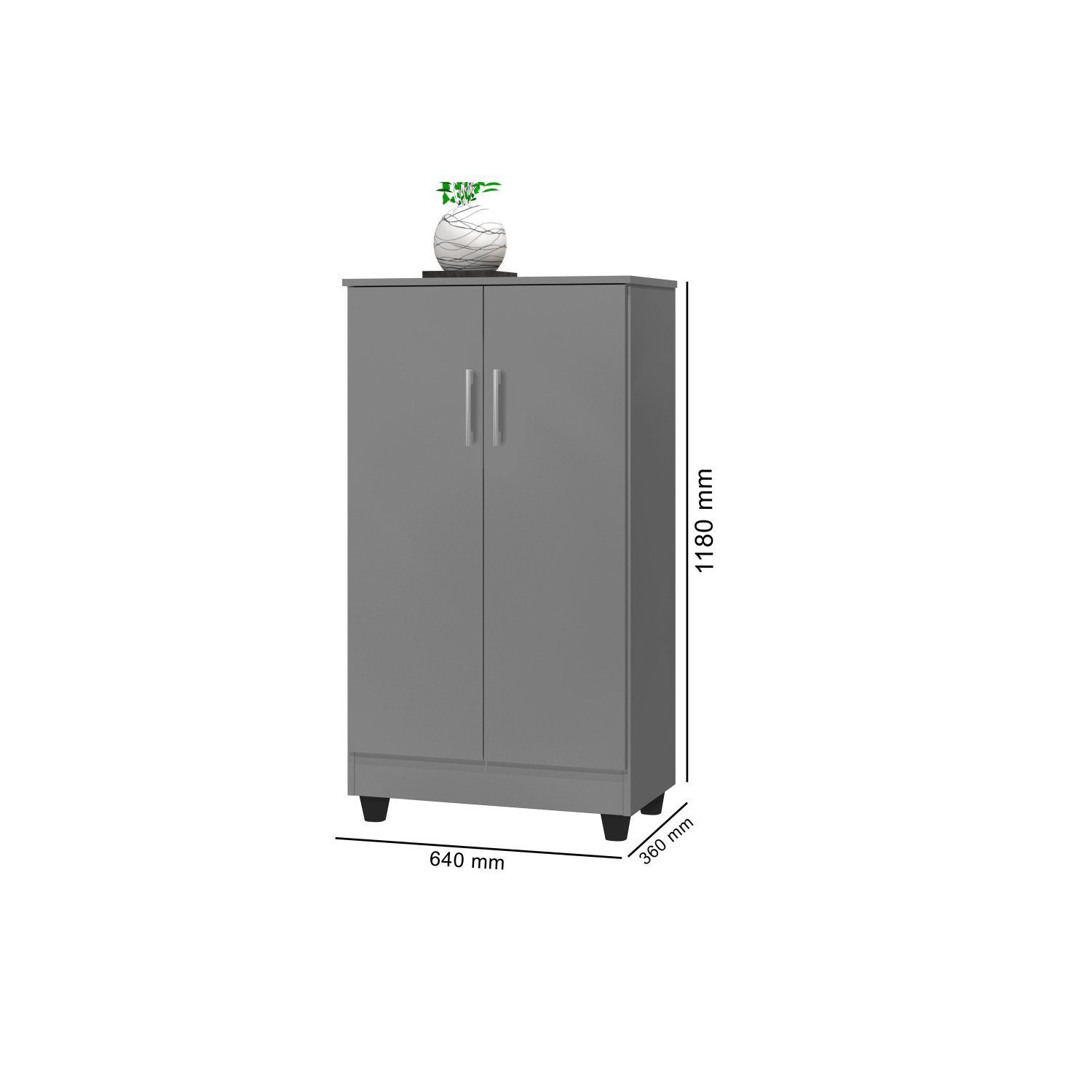 Armário Multiuso 2 Portas Smart - 4