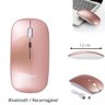 Mouse Slim Bluetooth Recarregável MbTech Ref: GB54429 - Rosa - 3