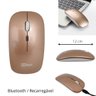Mouse Slim Bluetooth Recarregável MbTech Ref: GB54429 - Rosa - 2