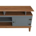 Ver imagem 2 de Rack para TV 75 Polegadas Madeira Maciça 2 Portas Rústico 185,7cm Cinza - Apaixone & Decore