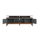 Ver imagem 3 de Rack para TV 75 Polegadas Madeira Maciça 2 Portas Rústico 185,7cm Cinza - Apaixone & Decore