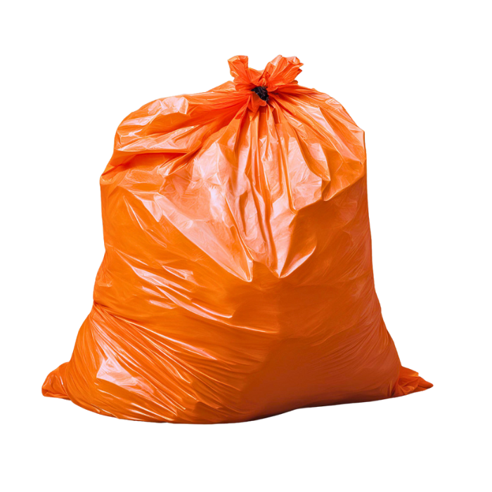 Saco de Lixo Especial 20l 39x45cm Laranja C/ 100un - Bayplastic