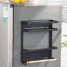 Suporte De Metal Magnético Geladeira Cozinha Porta Tempero - 3