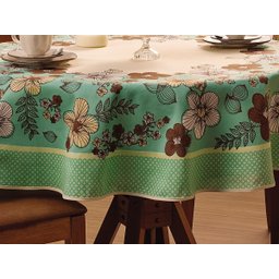 Toalha de Mesa Redonda Estampada Lepper 4 Lugares Pop 1,55m Holambra - 3