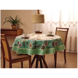 Toalha de Mesa Redonda Estampada Lepper 4 Lugares Pop 1,55m Holambra - 2