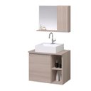 Ver imagem 4 de Gabinete para Banheiro Virtus 60cm com Cuba e Espelho