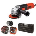 Ver imagem 2 de Esmerilhadeira Angular 4-1/2" 820w com 12 Discos e Maleta Black+decker G720k12
