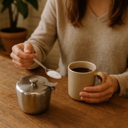 Açucareiro de Mesa em Inox Pequeno com Colher e Tampa 200ml - 4