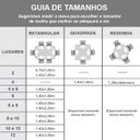 Ver imagem 6 de Toalha Mesa Plástico Transparente 6 Lugares 1,40x1,80 M1