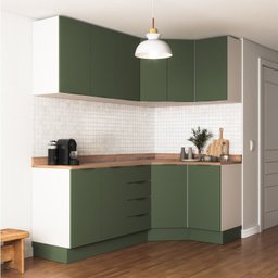 Cozinha Modulada 6 Peças com Tampo 3 Aéreos 6 Portas e 3 Balcões Ipanema CabeCasa MadeiraOriginals - 4 Cozinha Modulada 6 Peças com Tampo 3 Aéreos 6 Portas e 3 Balcões Ipanema CabeCasa MadeiraOriginals - 4