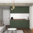 Ver imagem 3 de Cozinha Modulada 4 Peças com Tampo 2 Aéreos 5 Portas e 2 Balcões Ipanema CabeCasa MadeiraOriginals V