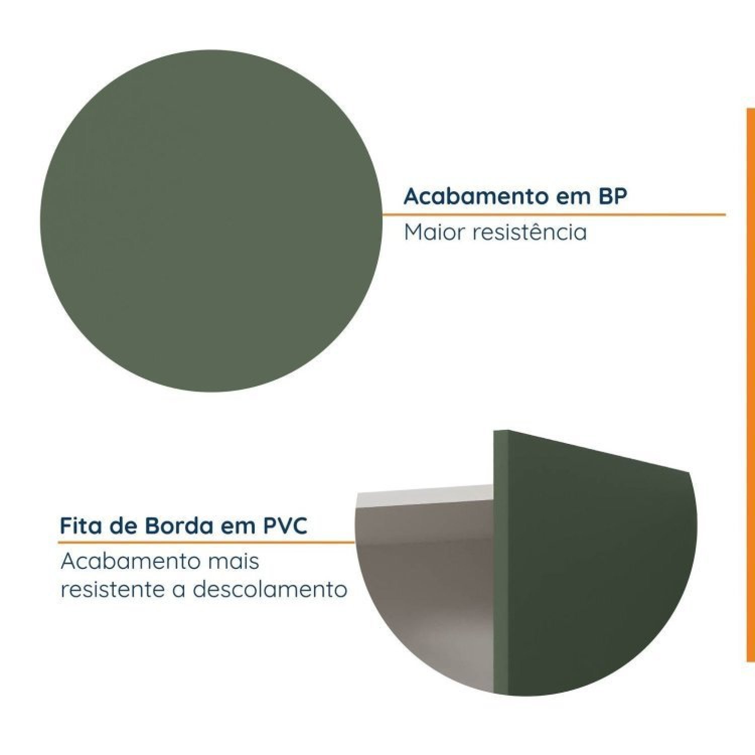 Cozinha Modulada 4 Peças sem Tampo 2 Aéreos e 2 Balcões Ipanema CabeCasa MadeiraMadeira - 7