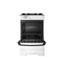 Ver imagem 6 de Fogão Esmaltec 4 Bocas Ideal Top Glass Mesa de Vidro Forno 50 Litros Branco T4vab Bivolt