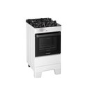 Ver imagem 2 de Fogão Esmaltec 4 Bocas Ideal Top Glass Mesa de Vidro Forno 50 Litros Branco T4vab Bivolt