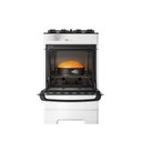 Ver imagem 7 de Fogão Esmaltec 4 Bocas Ideal Top Glass Mesa de Vidro Forno 50 Litros Branco T4vab Bivolt