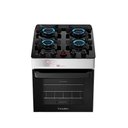 Ver imagem 5 de Fogão Esmaltec 4 Bocas Ideal Top Glass Mesa de Vidro Forno 50 Litros Branco T4vab Bivolt