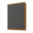 Ver imagem 2 de Guarda-Roupa 4 Portas 3 Gavetas 100% MDF Munique Espresso Móveis