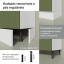 Ver imagem 7 de Balcão Porta-temperos 20 Cm 1 Porta Branco/verde Vik Madesa