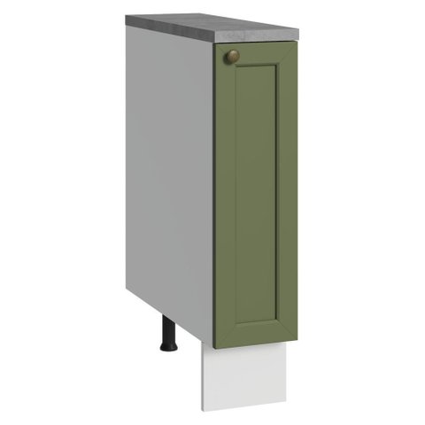 Balcão Porta-temperos 20 Cm 1 Porta Branco/verde Vik Madesa