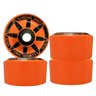 Jogo com 4 Rodas para Patins Quad Owl Sports 60 Mm 95a Cor Laranja Dureza 95a - 1