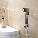 Ver imagem 3 de Ducha Higienica Luxo Chuveirinho Suporte Metal Cromo