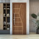 Ver imagem 3 de Folha de Porta de Madeira Frisada 210x80 Espessura 3,5cm Valuchi