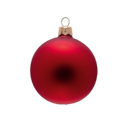 Jogo de Bola de Natal C/9pç 5cm Vermelho - 4