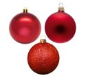 Ver imagem 1 de Jogo de Bola de Natal C/9pç 5cm Vermelho