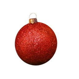 Jogo de Bola de Natal C/9pç 5cm Vermelho - 3