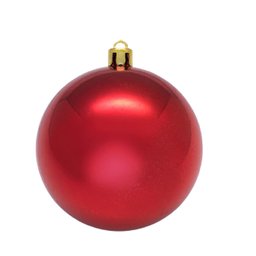 Jogo de Bola de Natal C/9pç 5cm Vermelho - 2