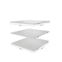 Ver imagem 3 de Kit Planejado 3 Prateleiras 42cm Hera CabeCasa MadeiraOriginals Branco/Algodão