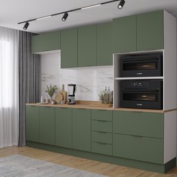 Cozinha Modulada 5 Peças com Tampo 2 Aéreos 2 Balcões 1 Torre Quente Ipanema CabeCasa MadeiraMadeira - 2